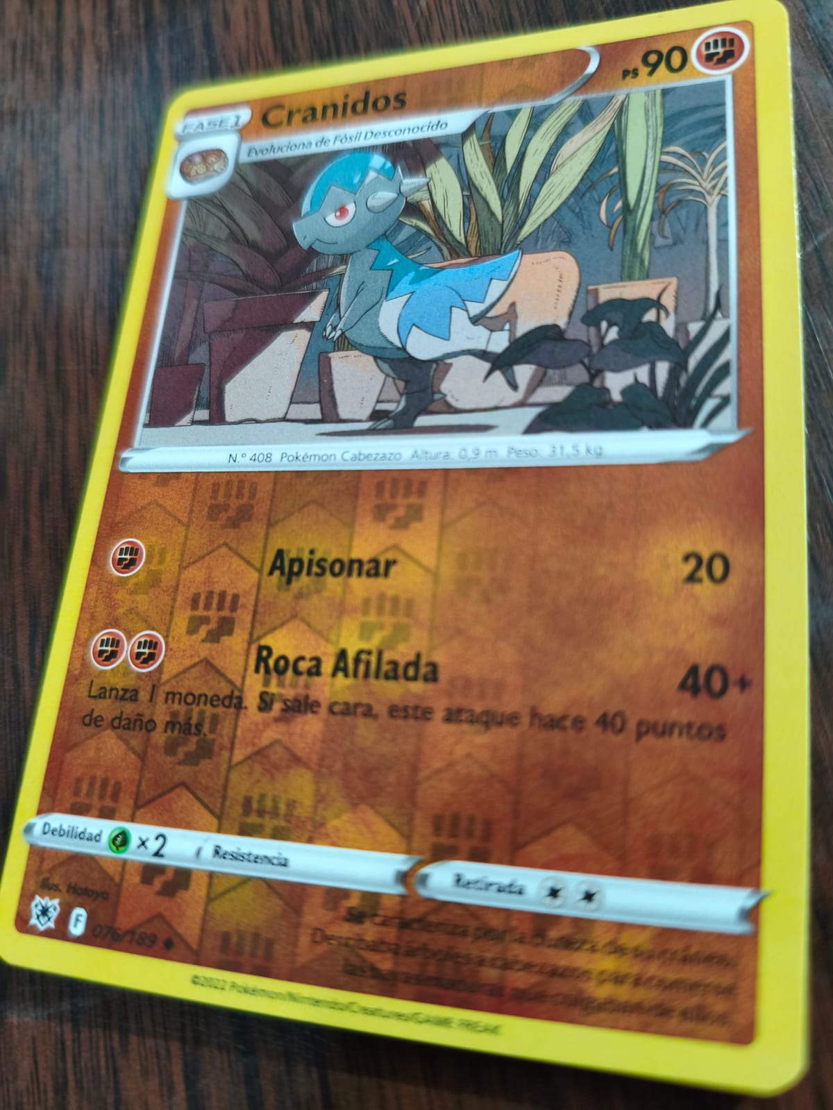 Cranidos Holo Reverse