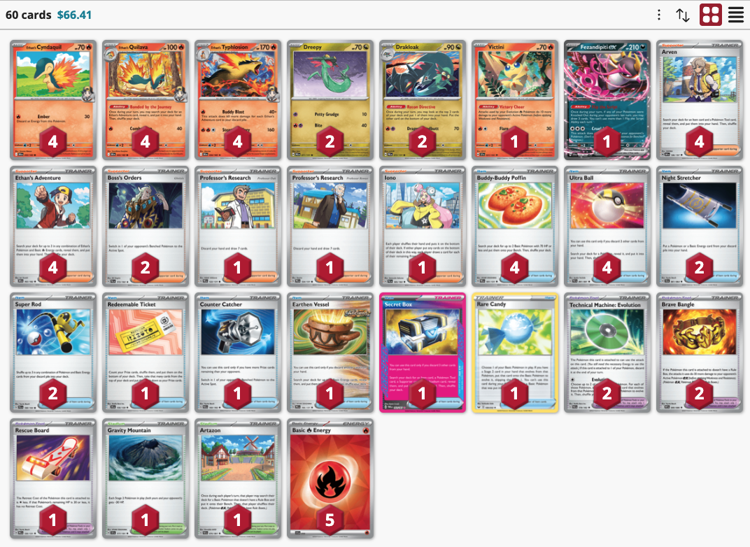 Ethan's Typhlosion Deck