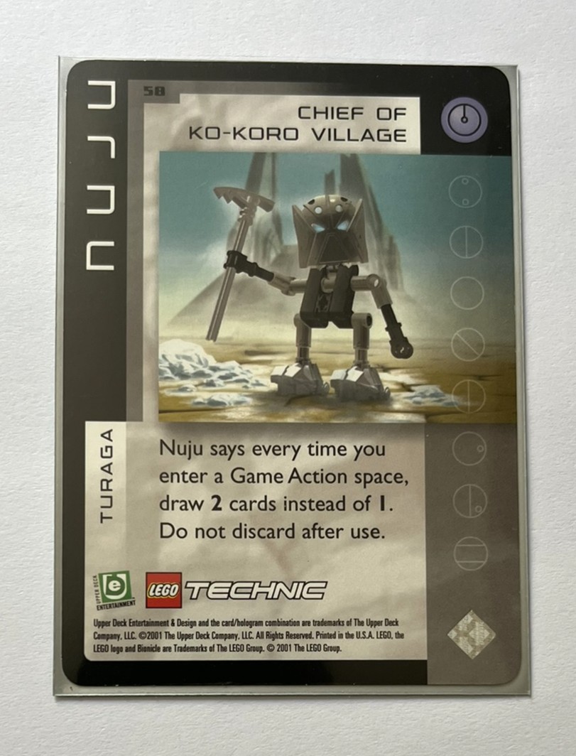 Lego Bionicle TCG Nuju Chief of Ko-koro Village 58