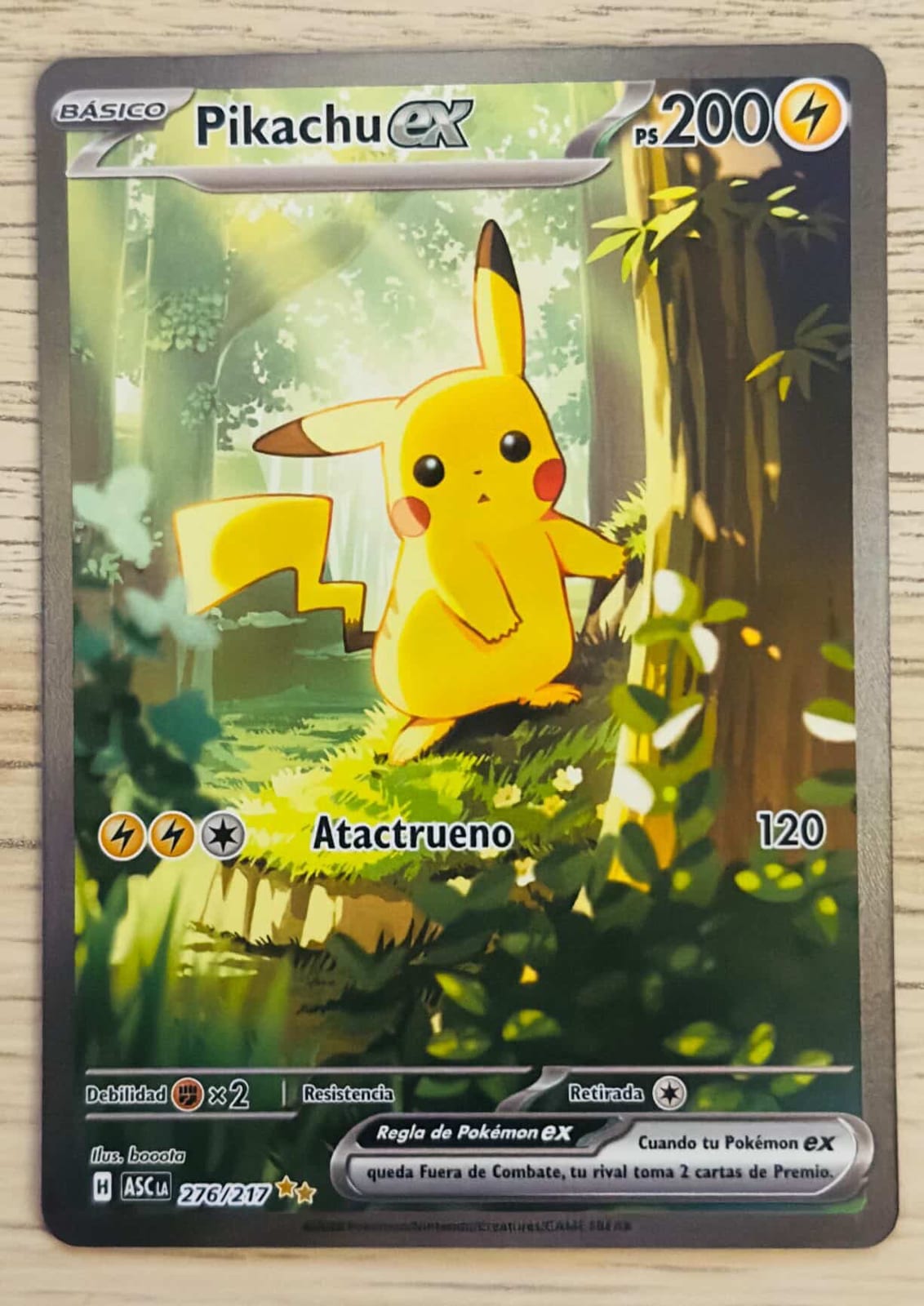 Pikachu ex - 276/217 - TCGmatch Chile
