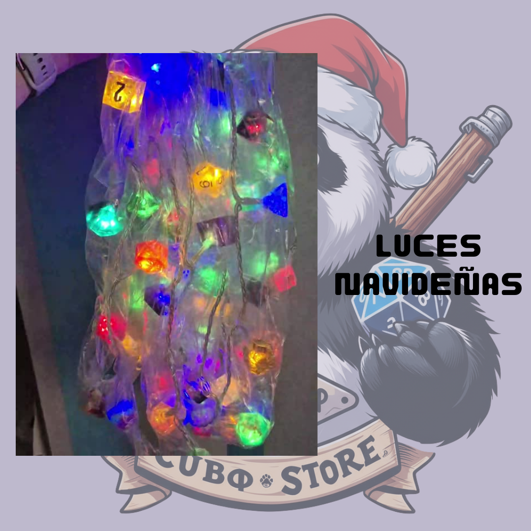 Luces decorativas de dados