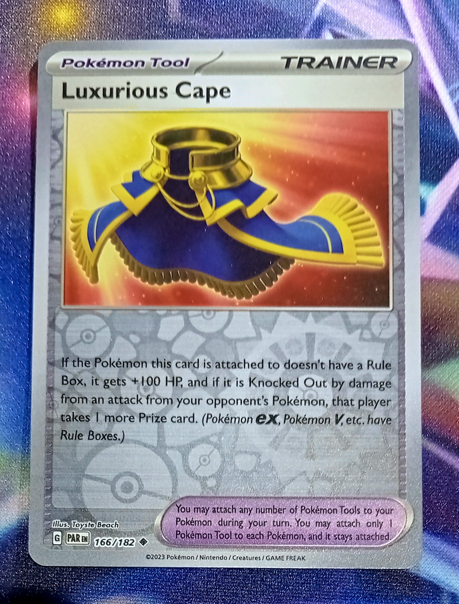 gold luxurious cape pokemon card Amazon.com: Pokemon - Luxurious Cape 265/182 - Paradox Rift - Hyper Rare -  Gold Foil main image 0