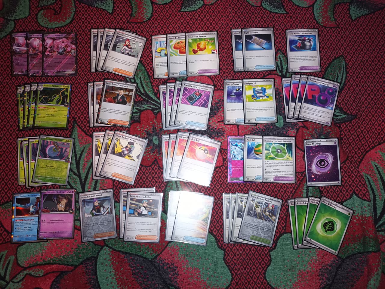 Deck Team Rocket's Mewtwo - 60/60
