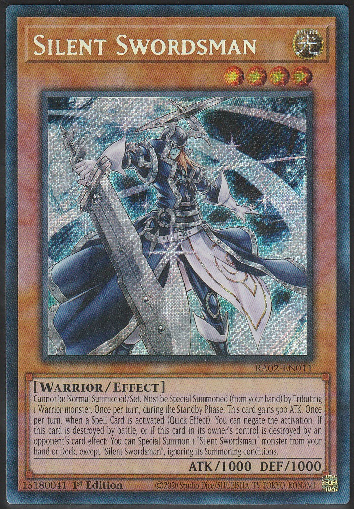 Silent Swordsman (SeR) (RA02-EN011)