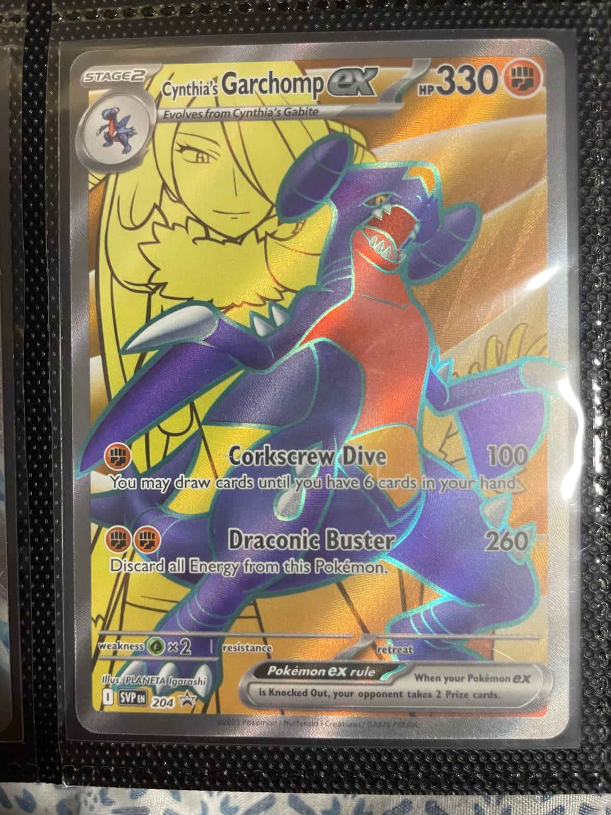 Cynthia's garchomp Promo