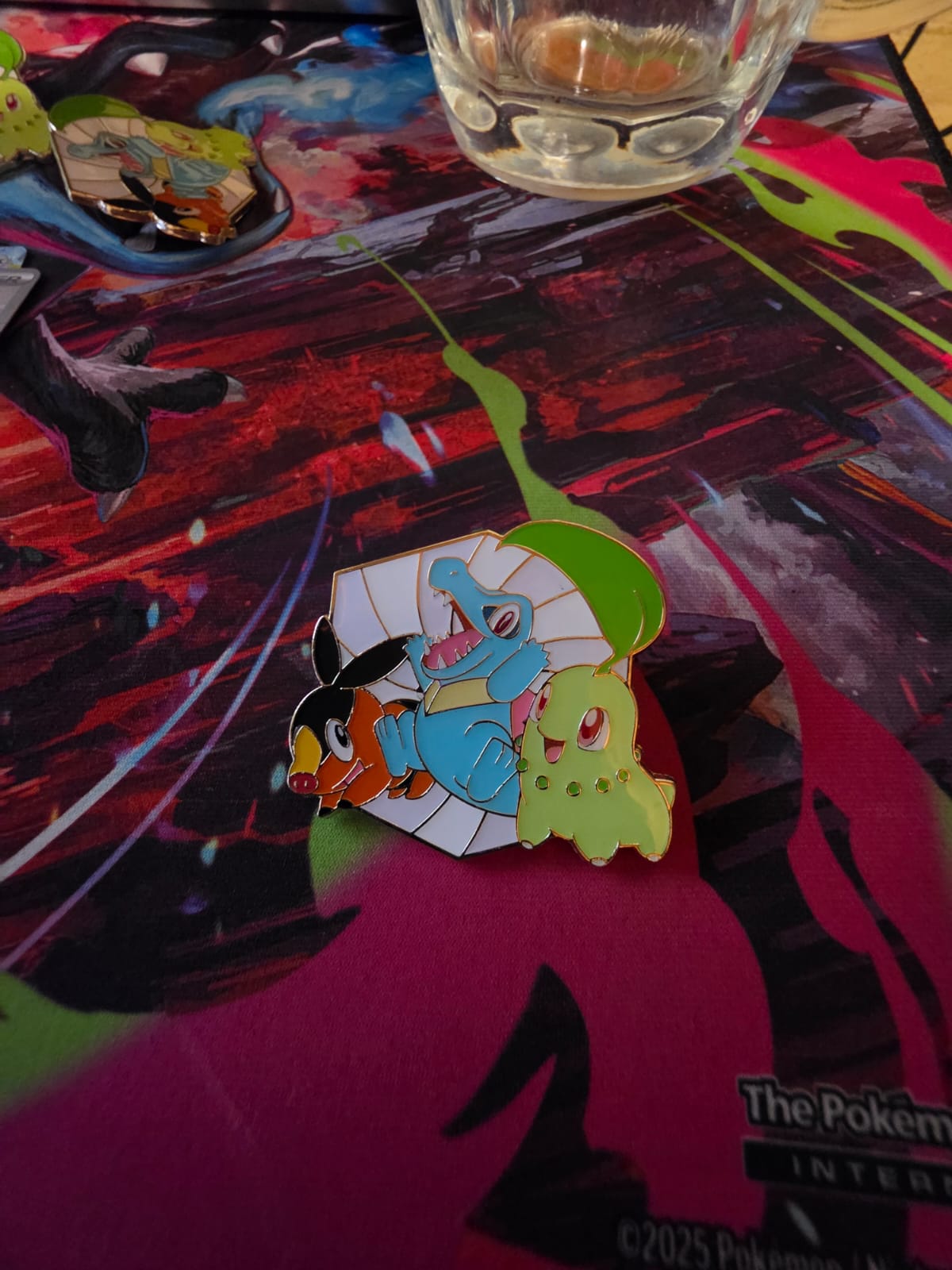 Pin Deluxe (Tepig, Totodile y Chikorita)