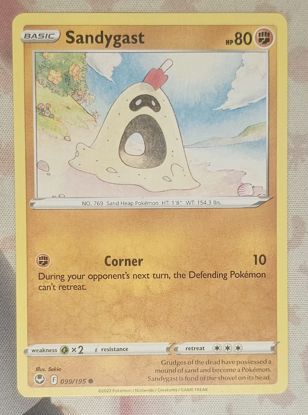 sandygast pokemon card value Rebel Clash Type Pokemon SANDYGAST 091/167 - Twilight