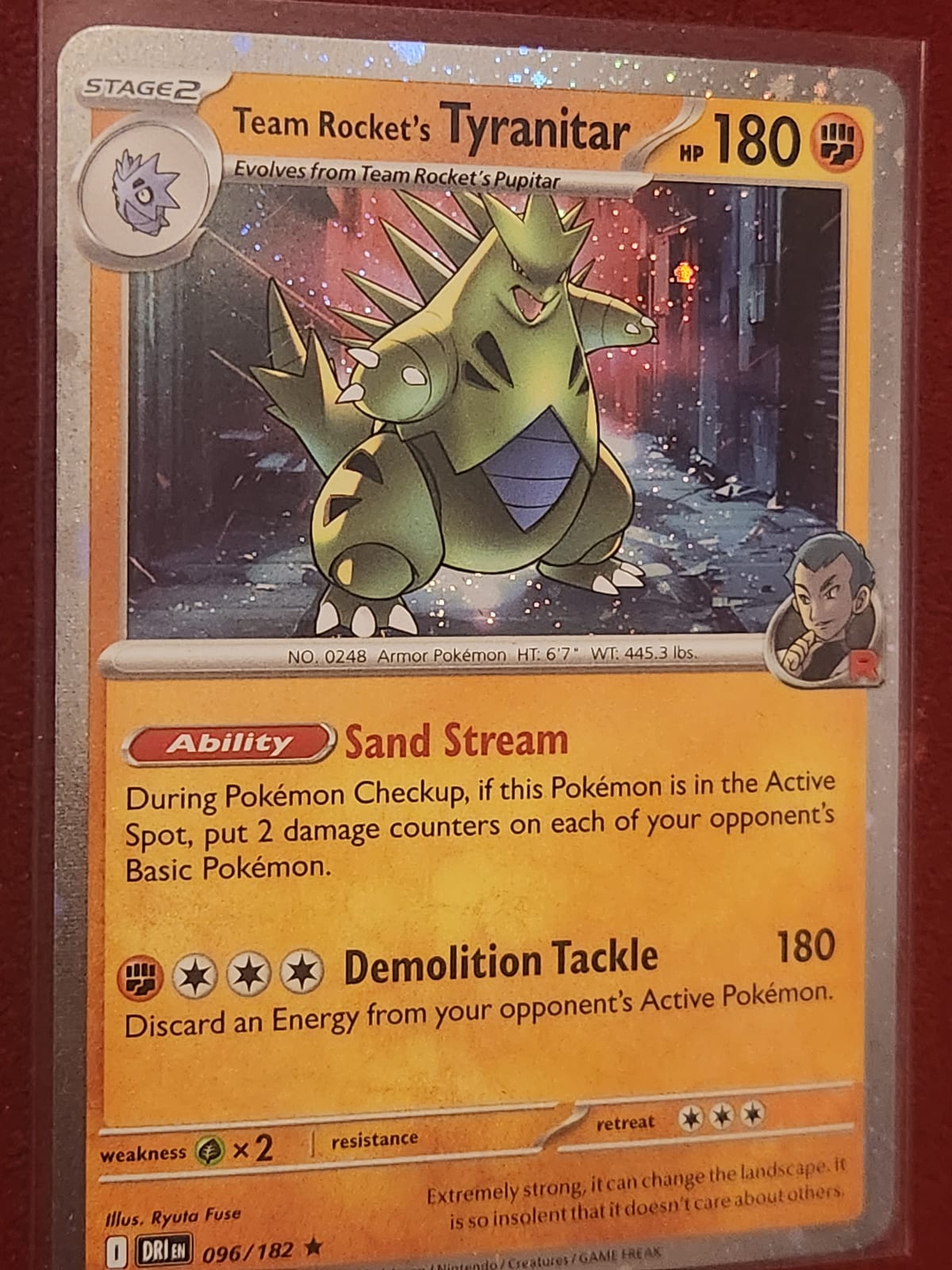 Team Rocket's Tyranitar - 096/182 (Cosmos holo)