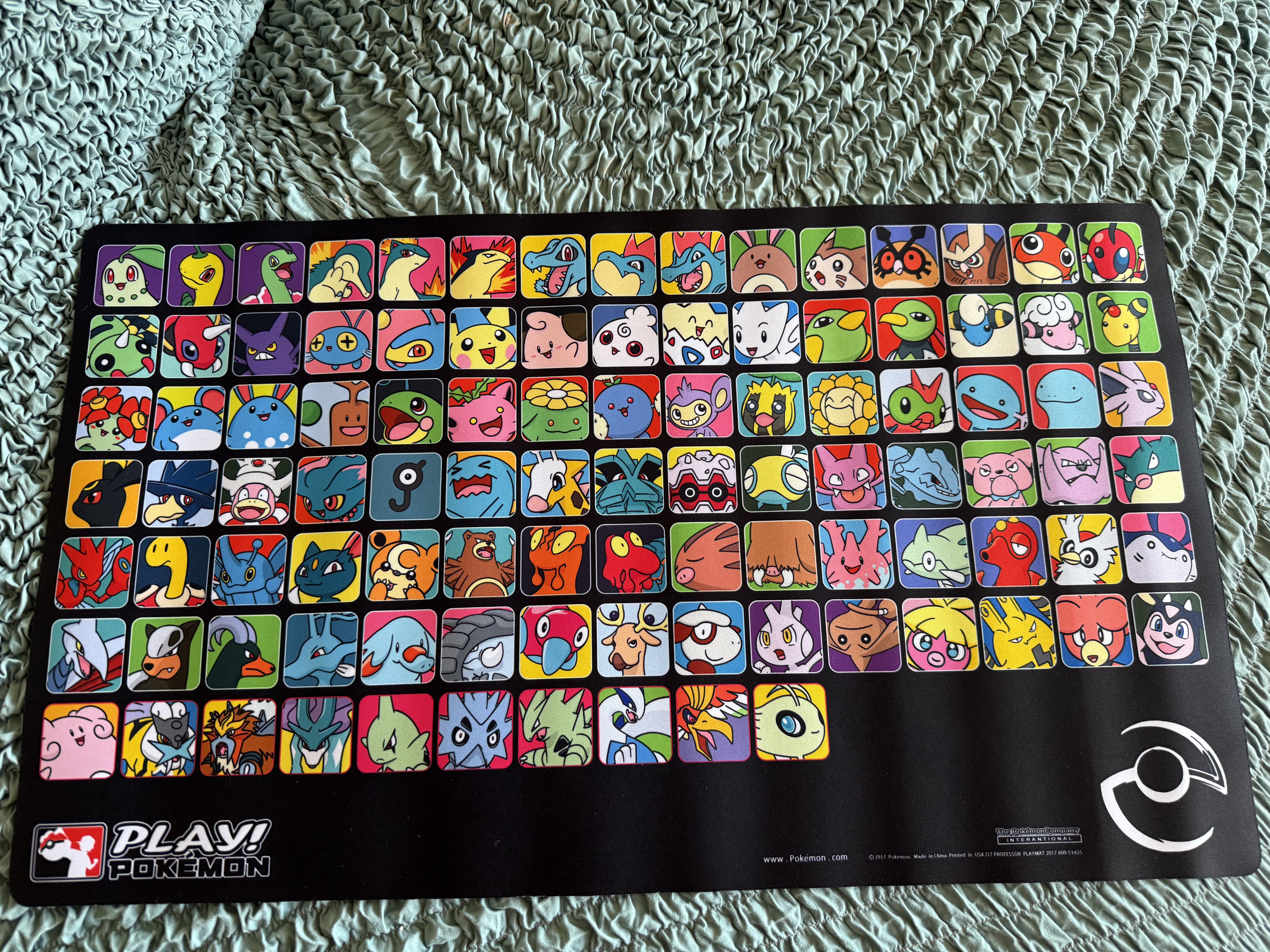 Professor Program Playmat - Johto