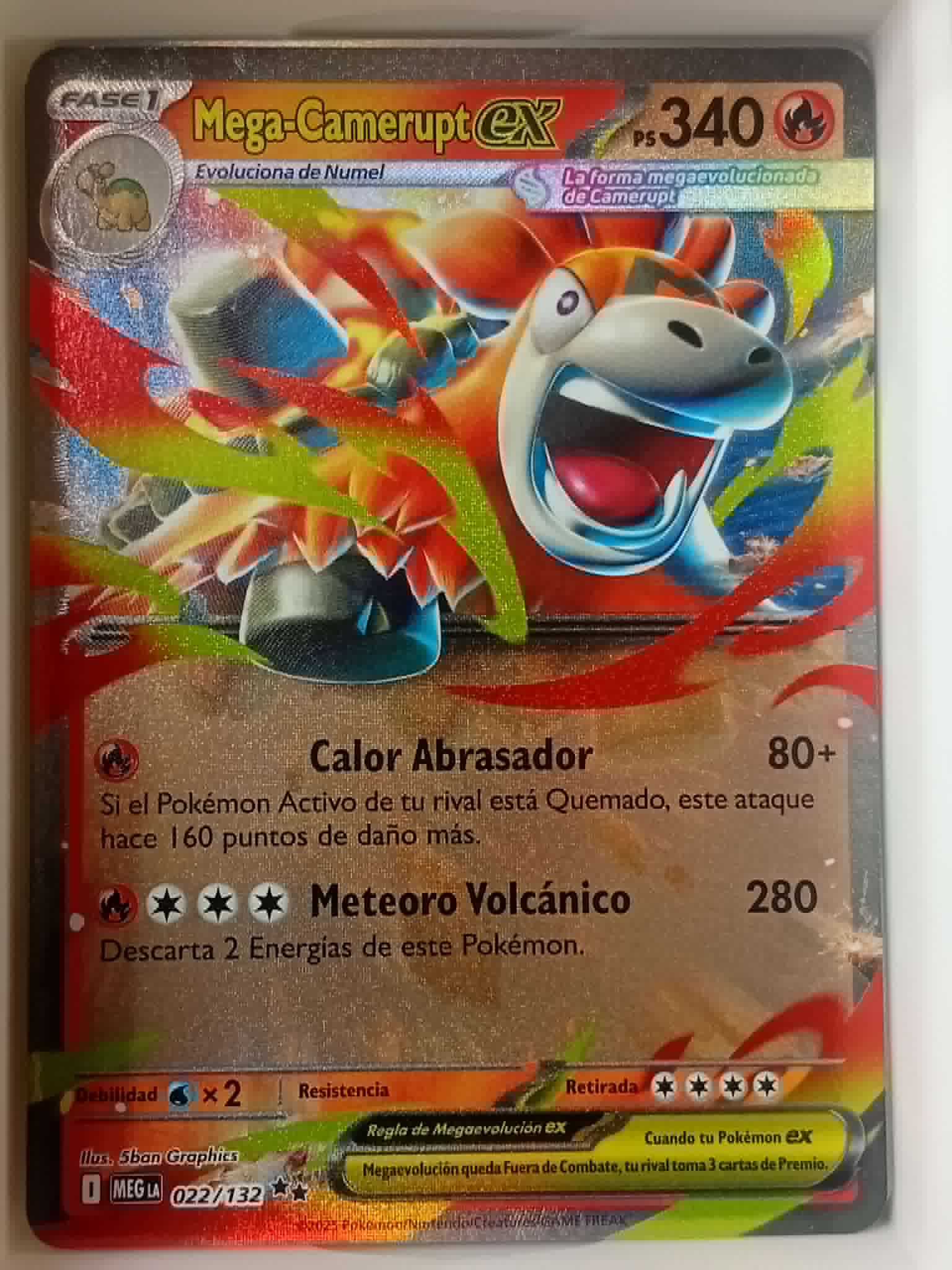 Mega Camerupt ex - 022/132 - TCGmatch Chile