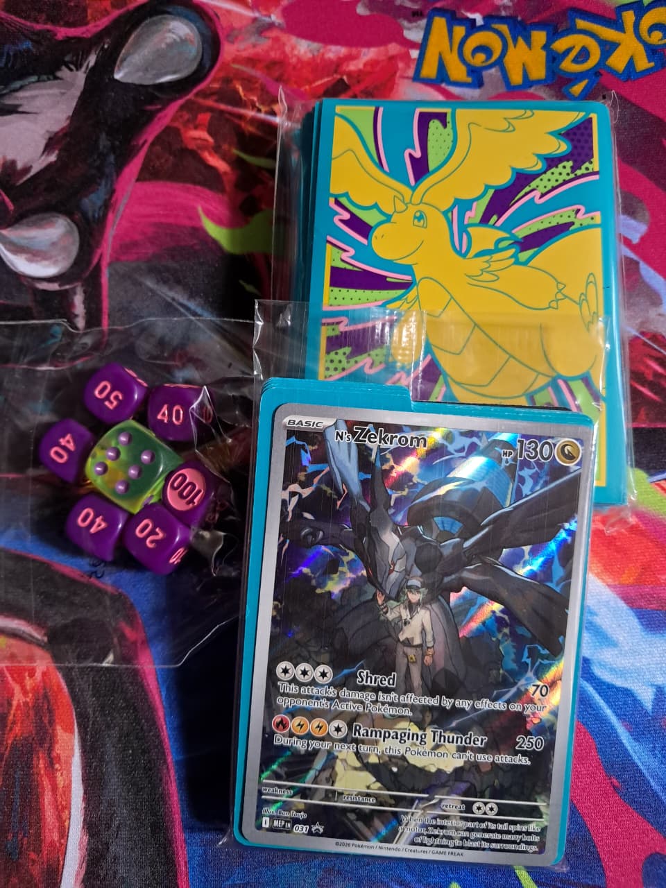 dados + fundas + zekrom promo ascended heroes ETB