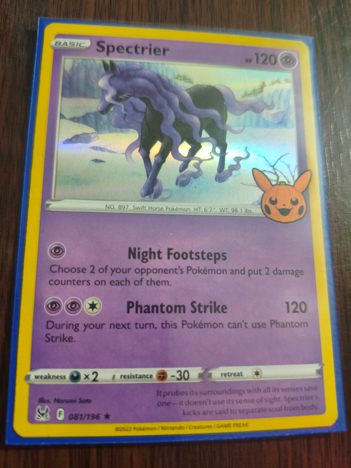 Spectrier Holo rare (Trick or Treat 2023)