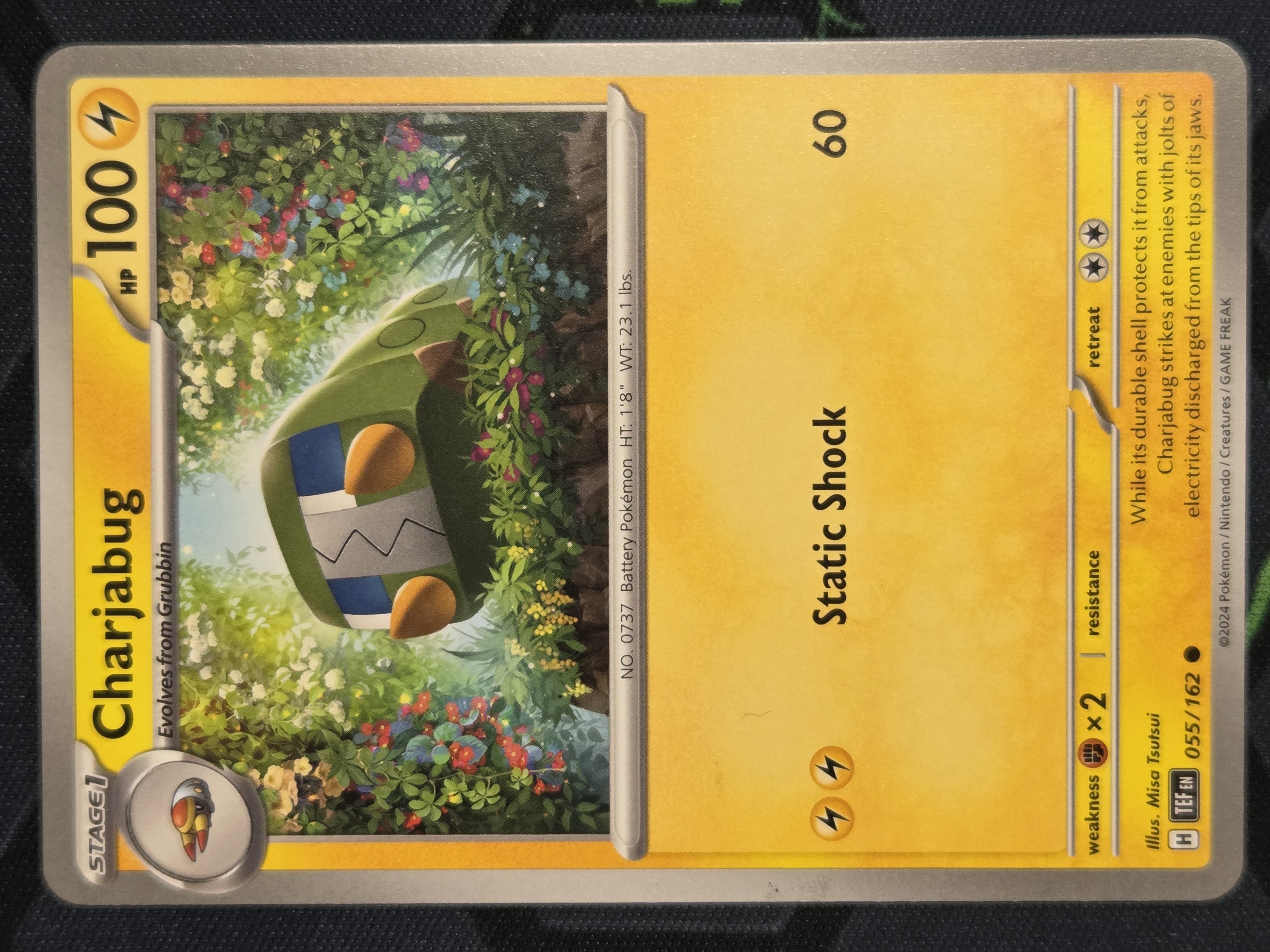 charjabug pokemon card value Radiant Charjabug - 051/159 Holo Ultra Rare main image 1