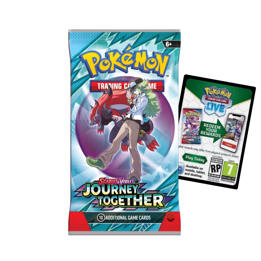 Codigos Journey Together TCG Live 100 sobres online