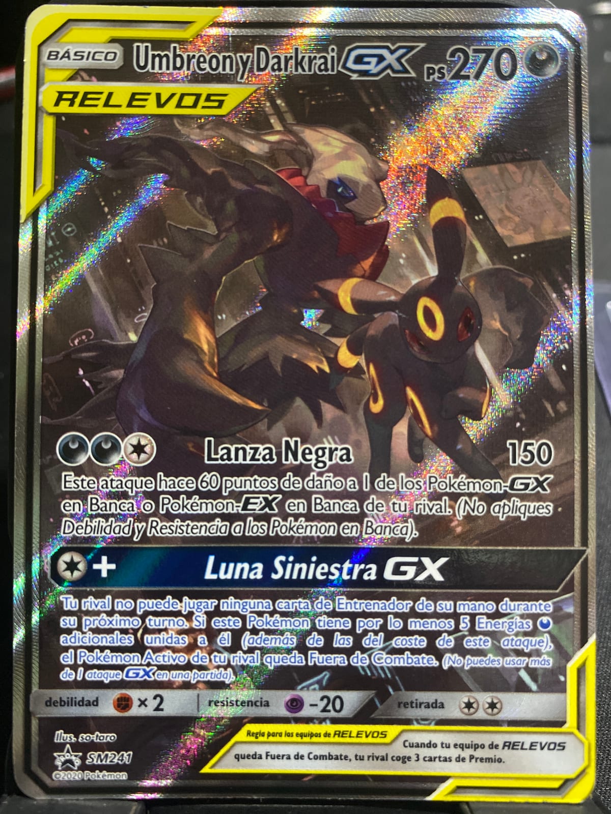 Umbreon & Darkrai GX - SM241 - TCGmatch Chile