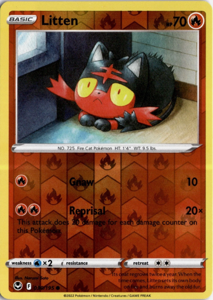 litten #30 Pokemon Astral Radiance