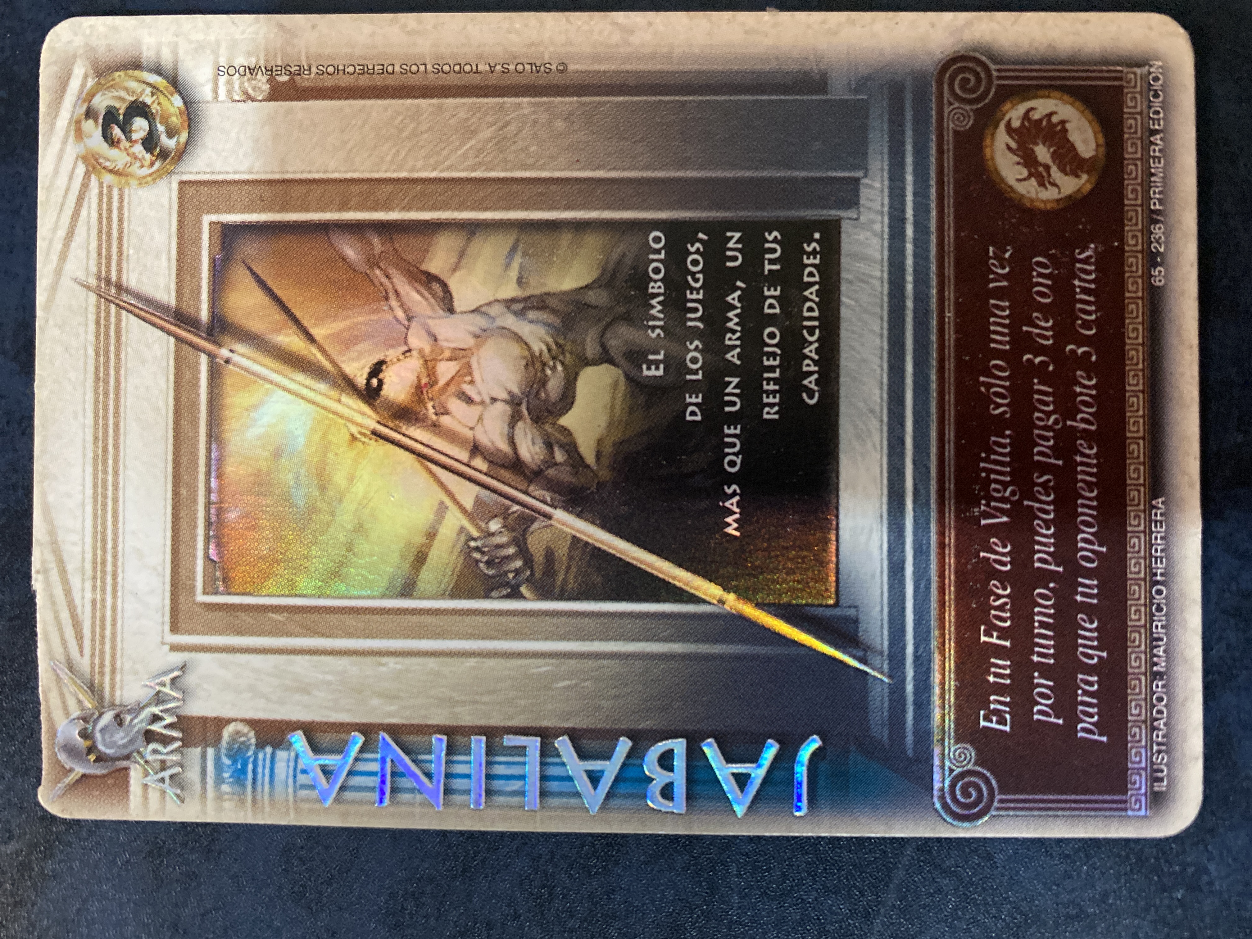 65/236 Jabalina - Mitos Y Leyendas - Helénica- Primera Edición