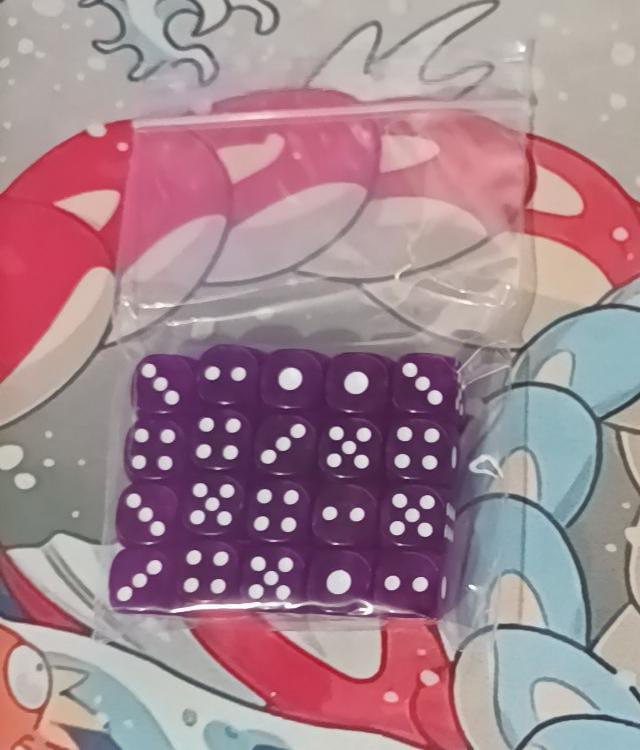 Dados 12mm violeta