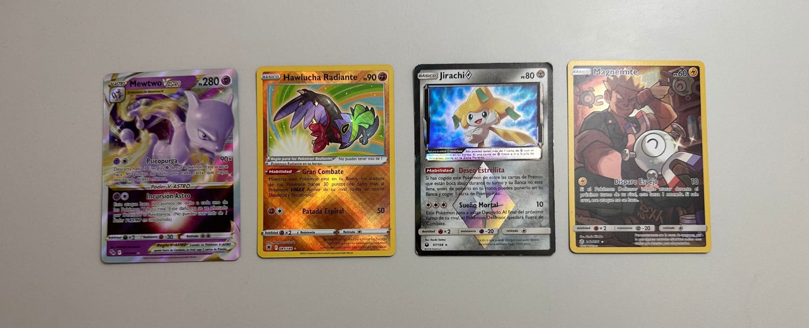 Pack de 4 Cartas Pokémon