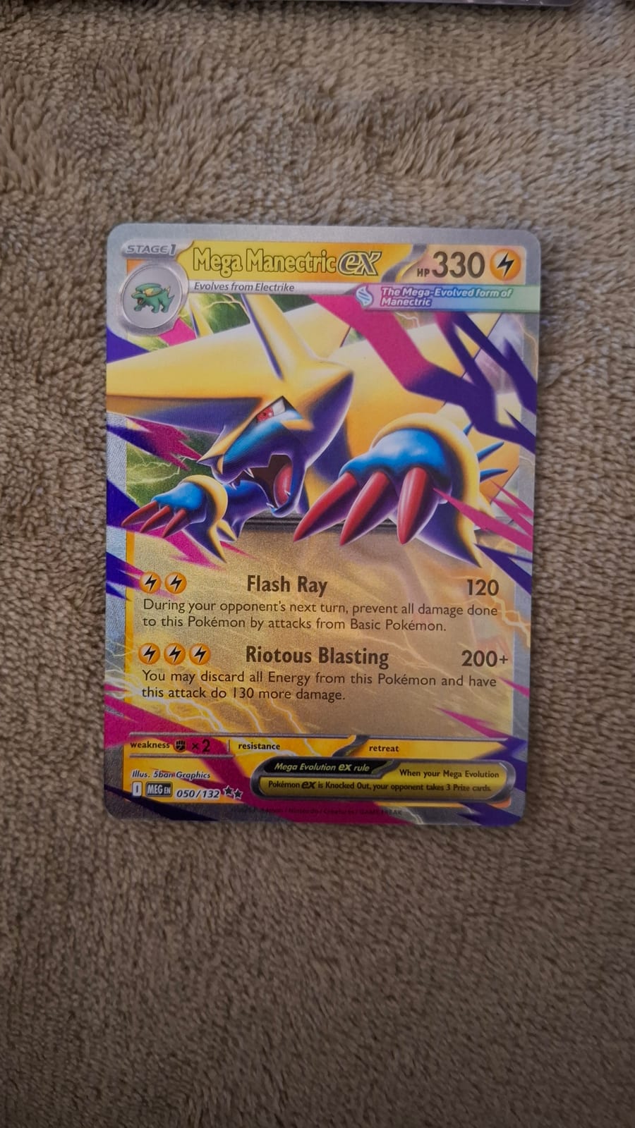 Mega Manectric ex - 050/132 - TCGmatch Chile