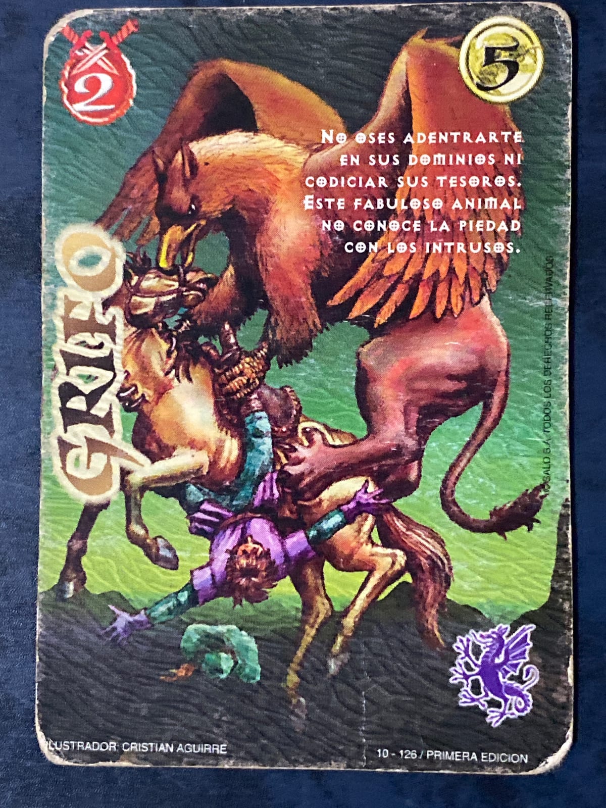 10/126 Grifo - Mitos Y Leyendas - El Reto- Primera Edición - TCGmatch Chile