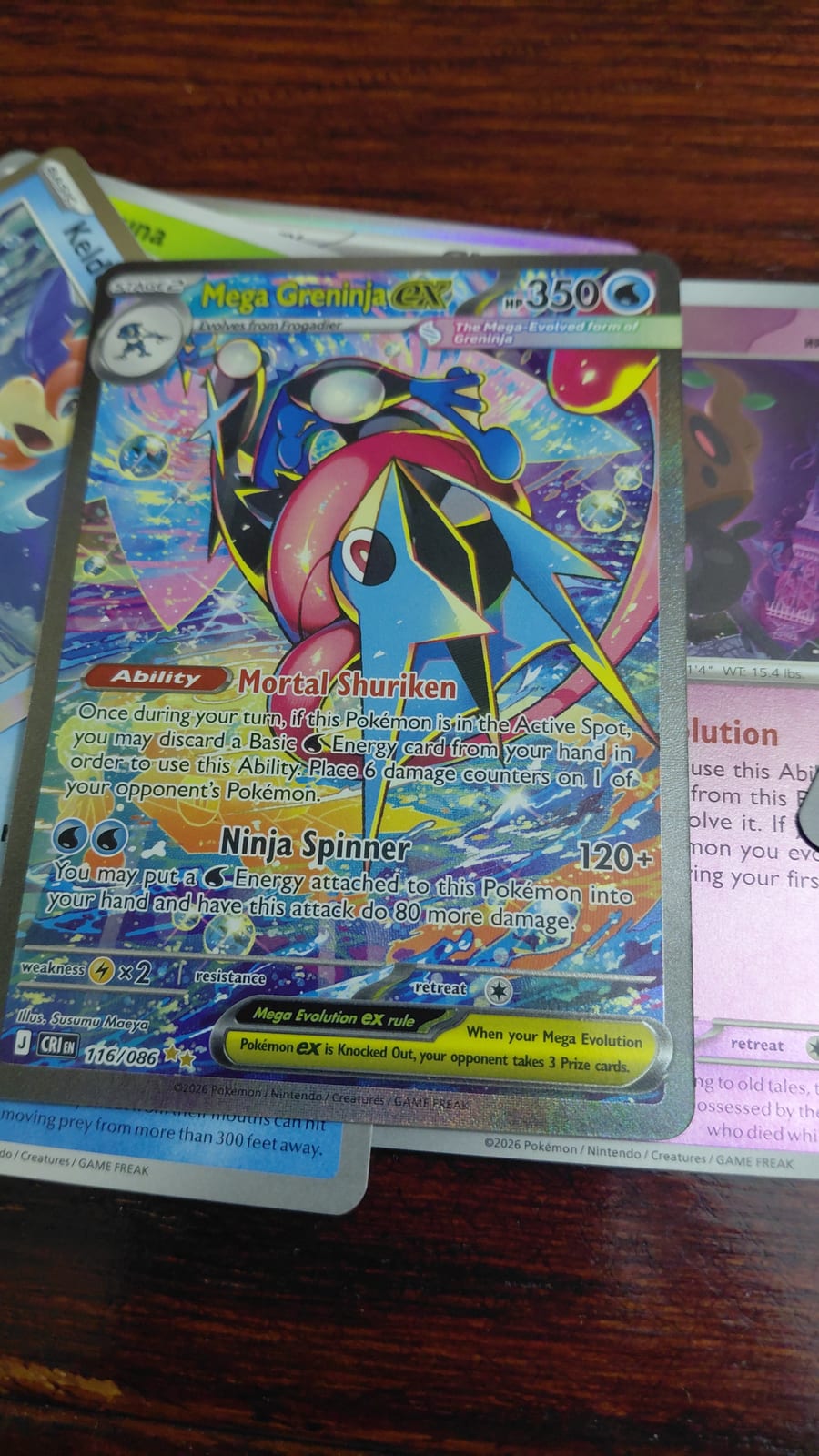 Mega Greninja ex - 116/086 - TCGmatch Chile