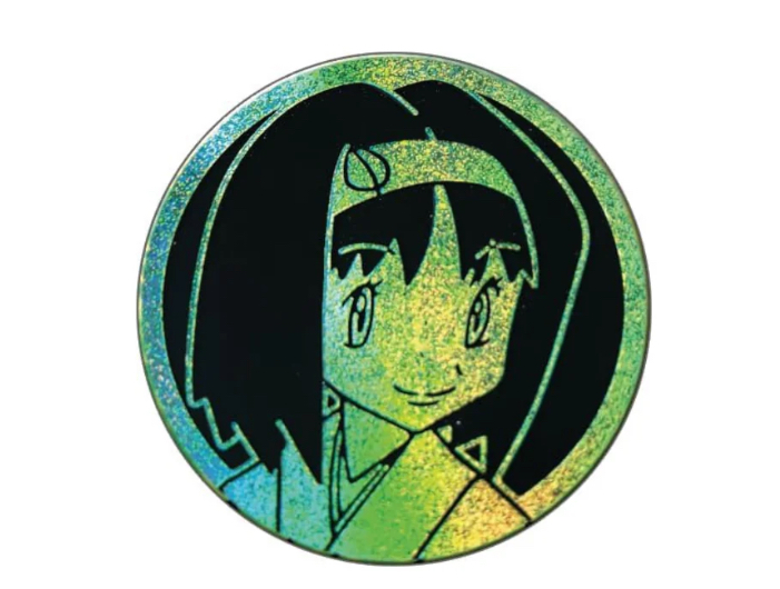 Moneda Erika coleccionable Pokémon
