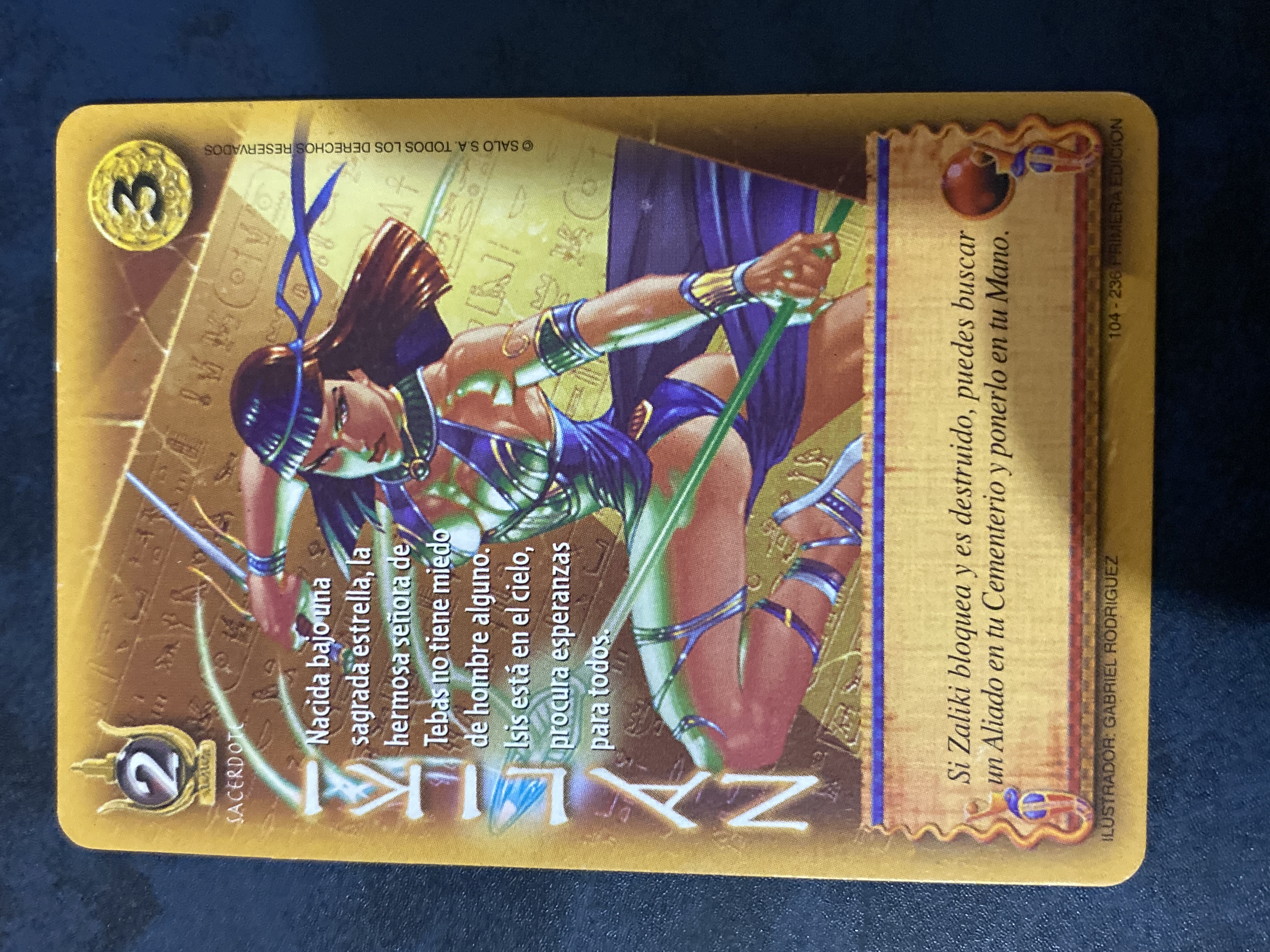 104/236 Zal´lki - Mitos Y Leyendas - Dominio De Ra - Primera Edición 