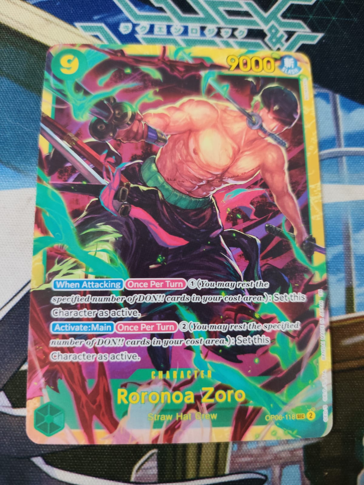 Roronoa Zoro - OP06-118 (Reprint)
