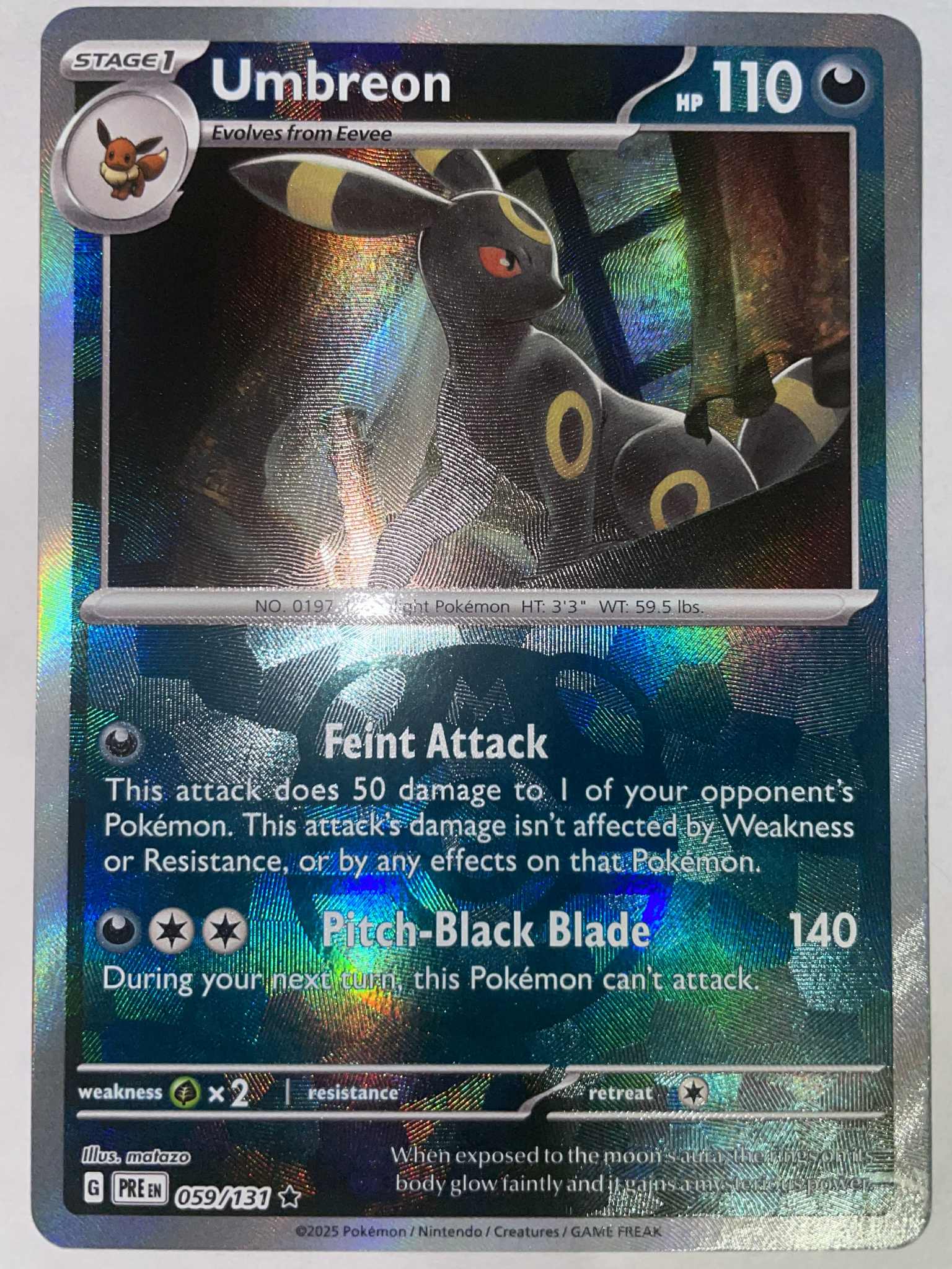 Umbreon 059/131 (Master Ball Pattern)