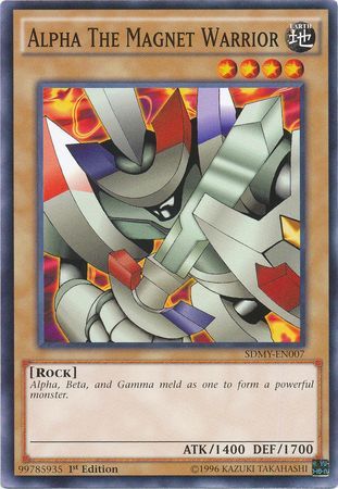 SDMY-EN007 - Alpha The Magnet Warrior - Common 1st Edition