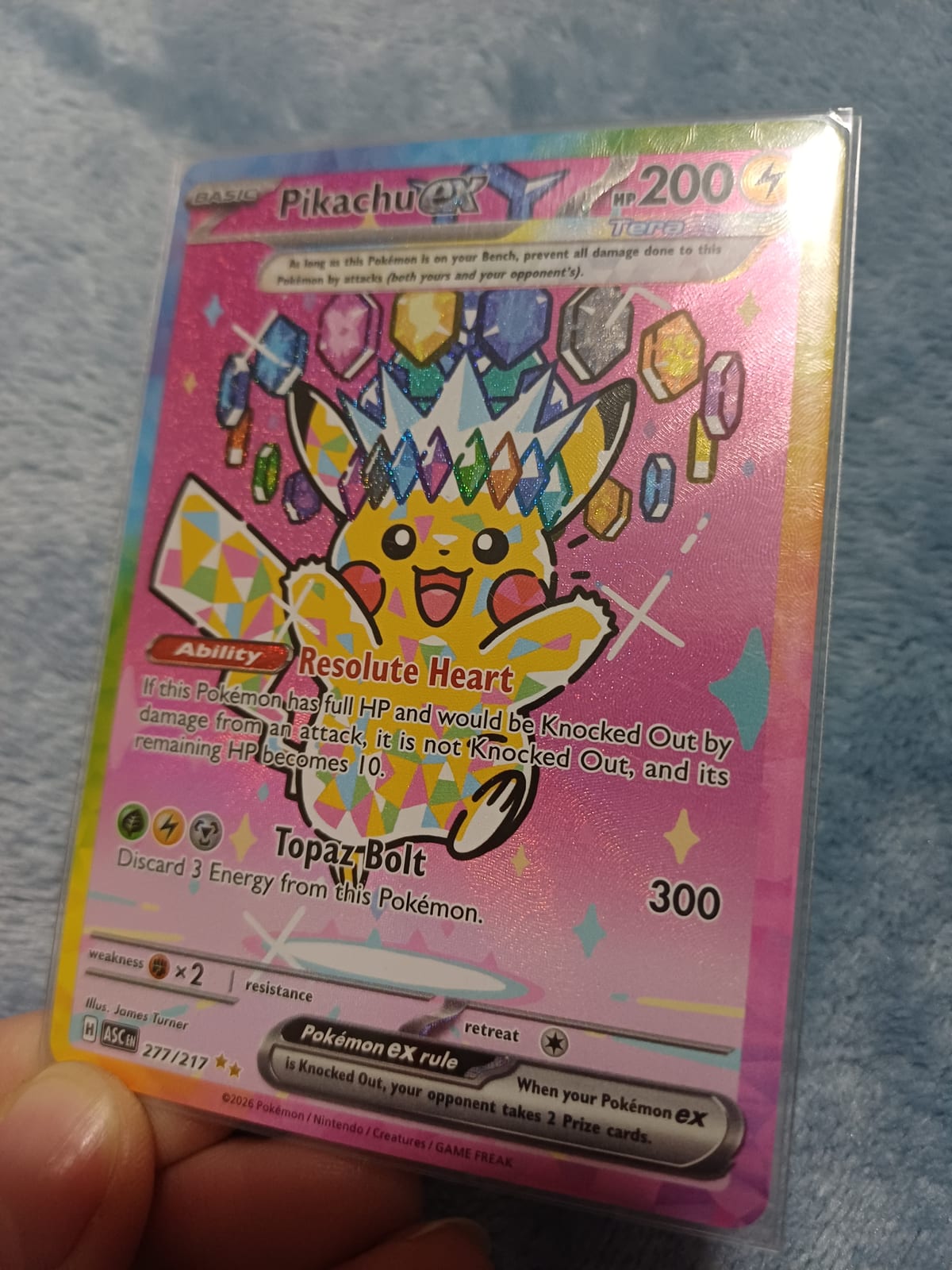 Pikachu ex - 277/217 - TCGmatch Chile