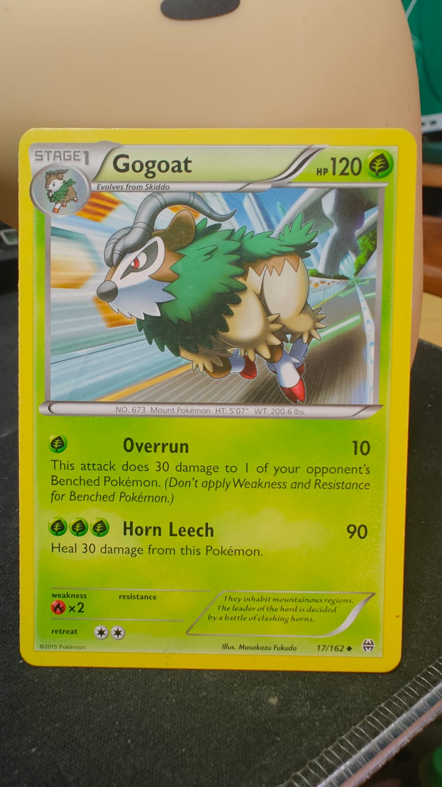 gogoat pokemon card PrimetimePokemon's Blog: -- X and Y Review If heads Gogoat - 018/185 (Reverse Foil)