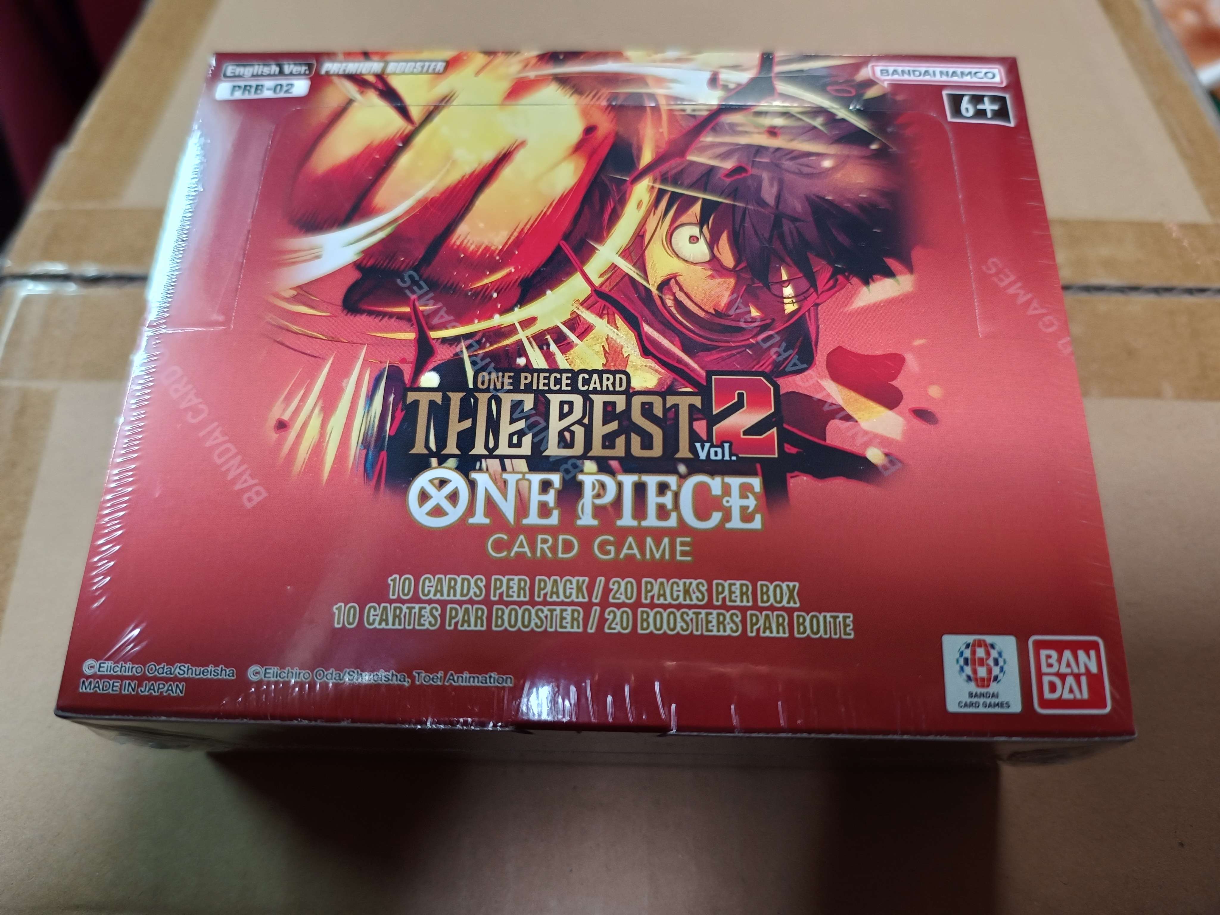 ONE PIECE CARD THE BEST vol.2 PRB-02 Booster Box