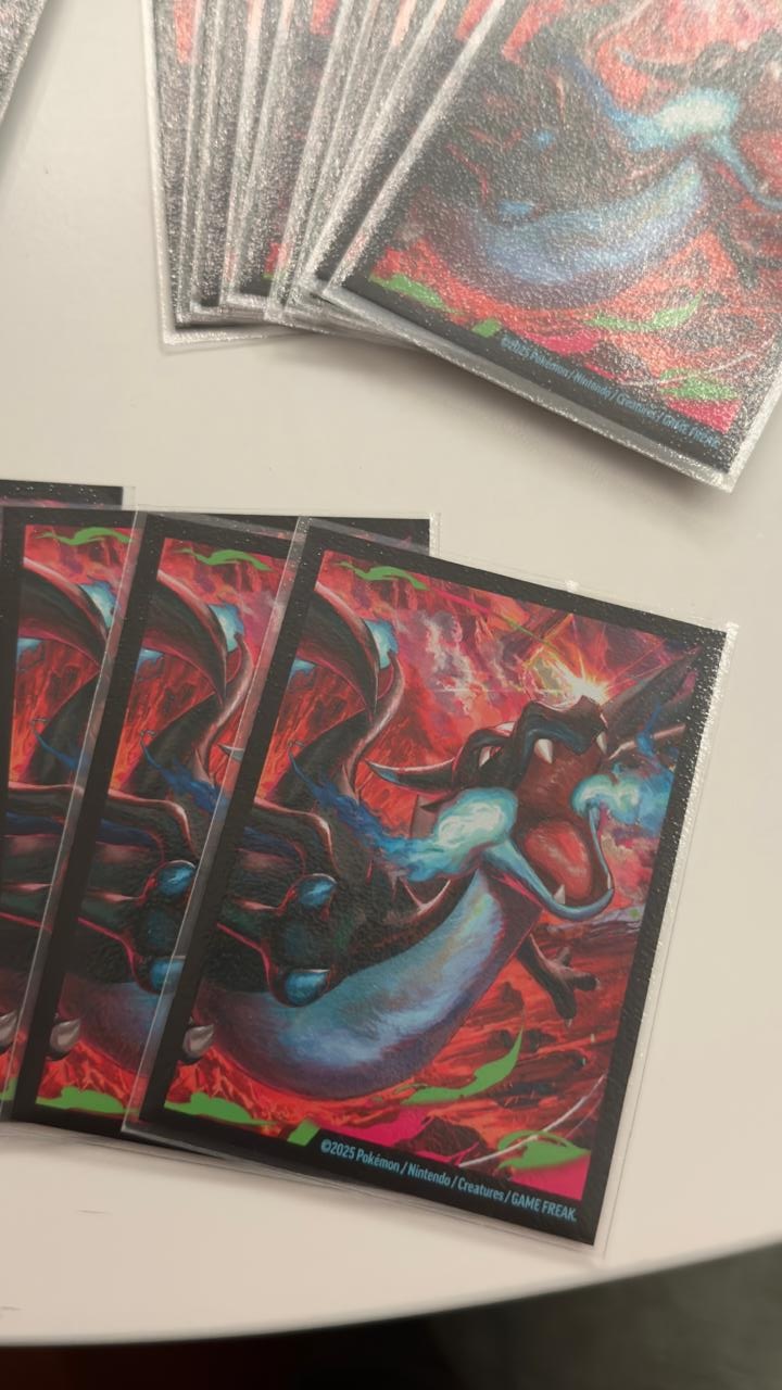 60 Fundas Mega Charizard X UPC