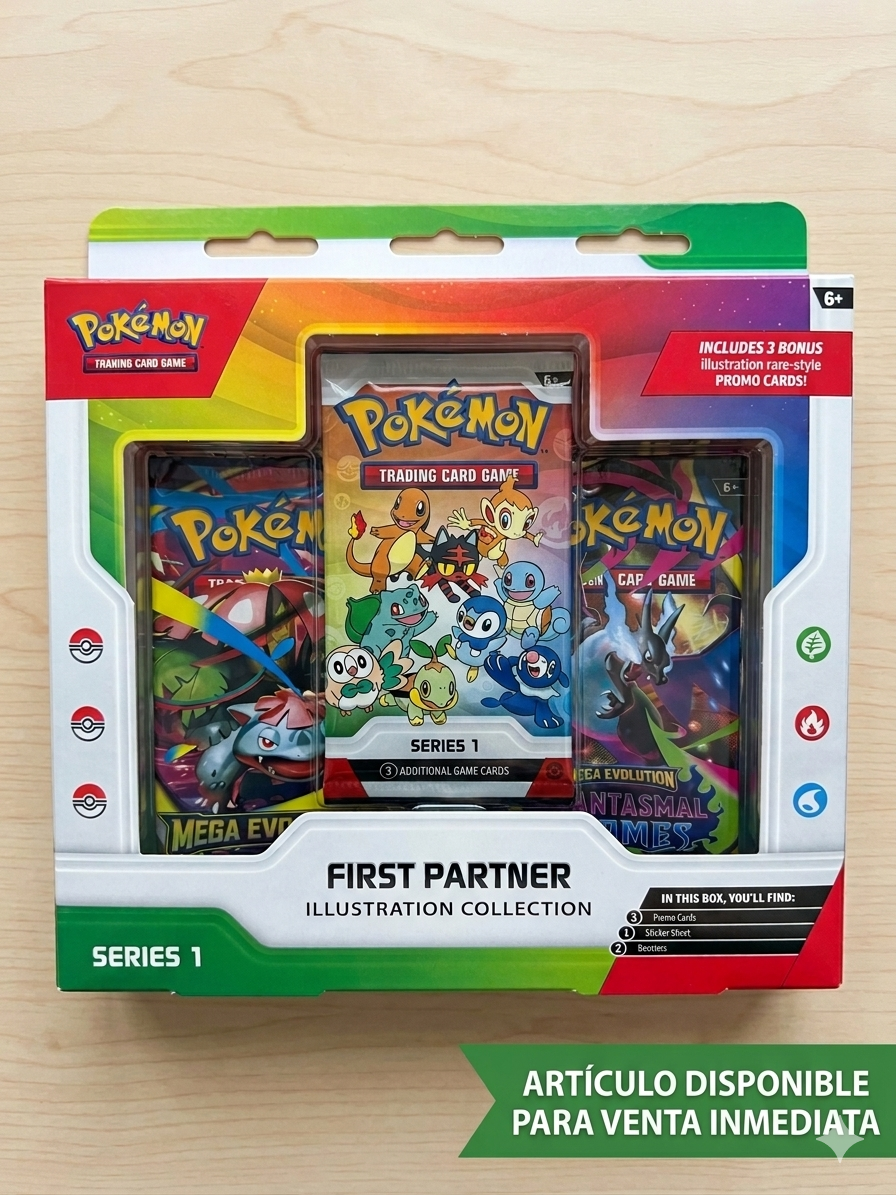 Pokémon TCG: First Partner Illustration Collection - Series 1 (Sellado)