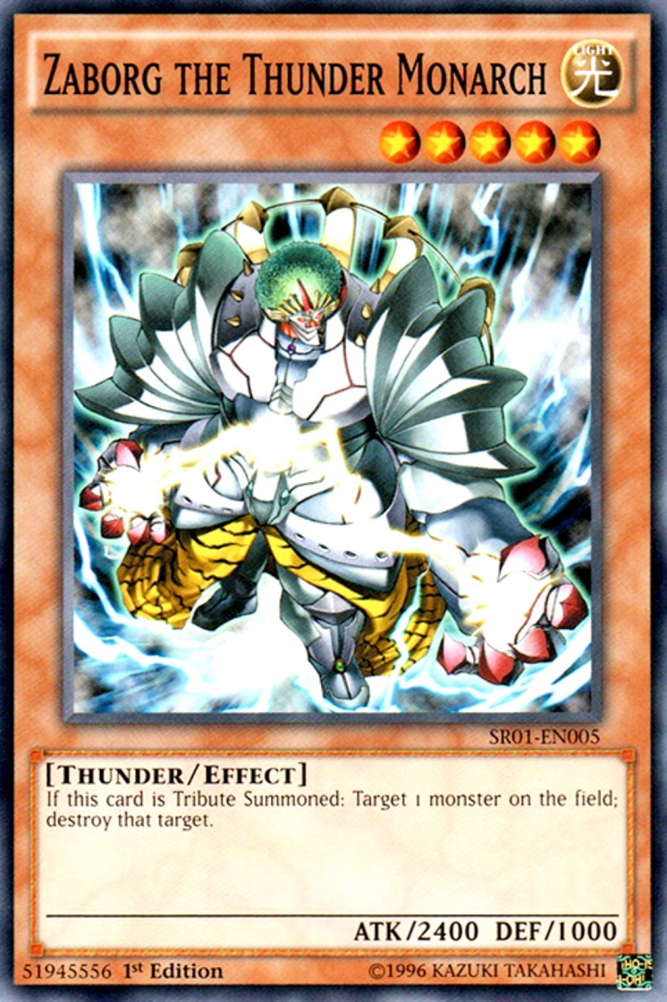 Zaborg the Thunder Monarch SR01-EN005