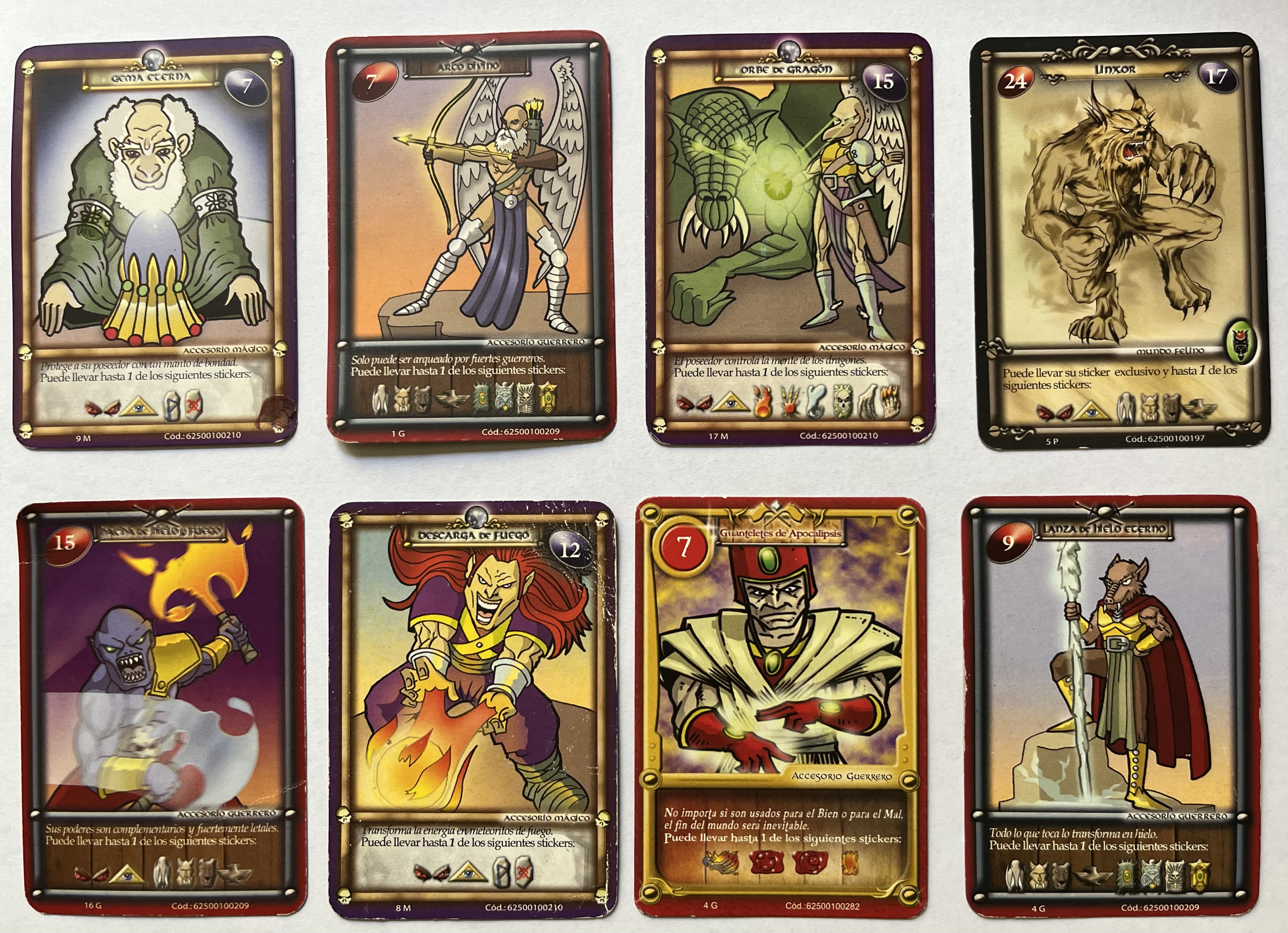 Lote Cartas Magicas Dos en Uno