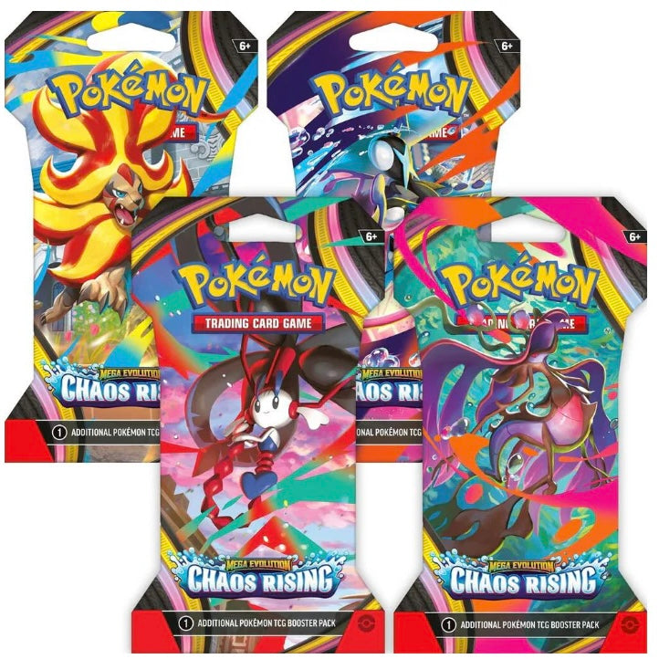Sleeved Booster Pack Mega Evolution: Chaos Rising