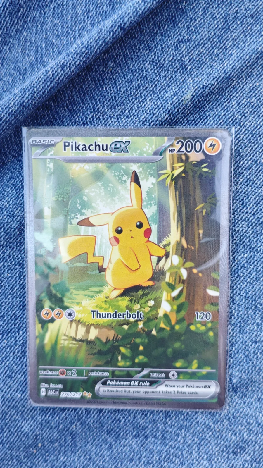 Pikachu EX special illustration rare #276