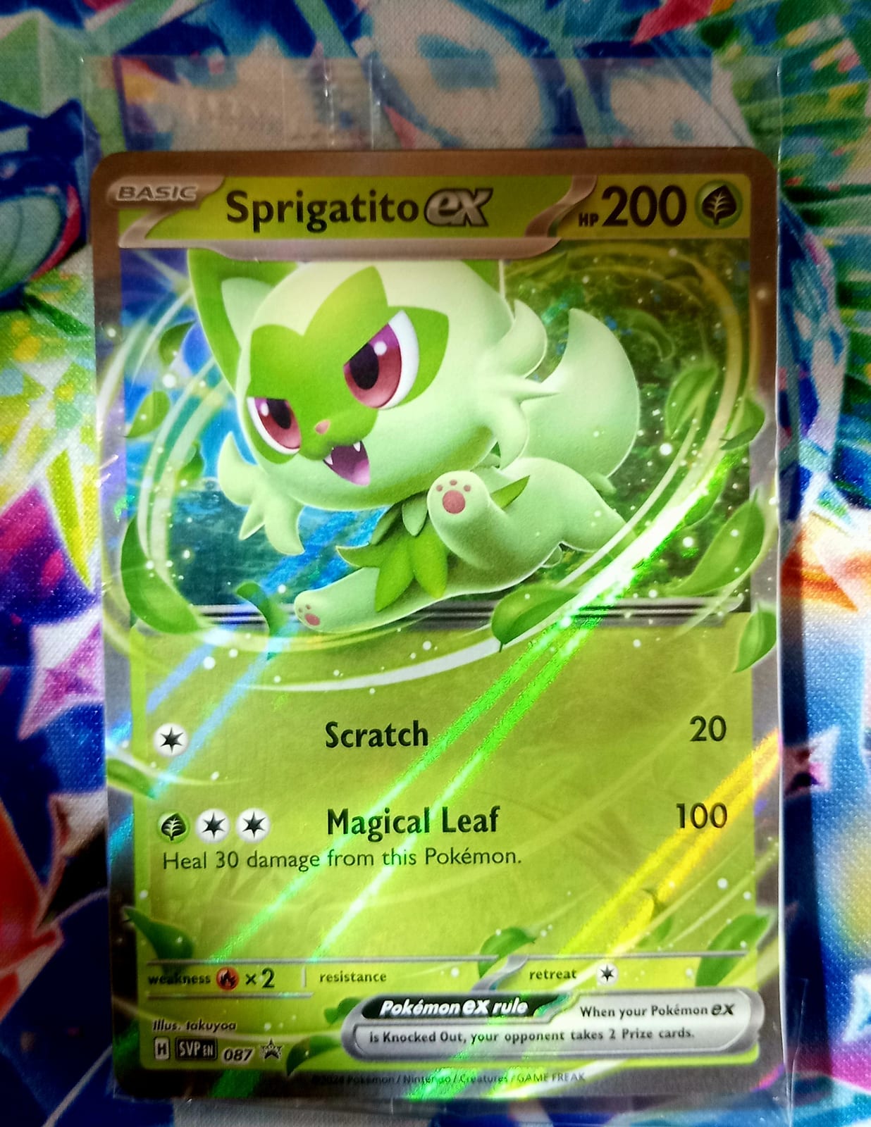 Sprigatito ex ingles sellado ( adventure chest )