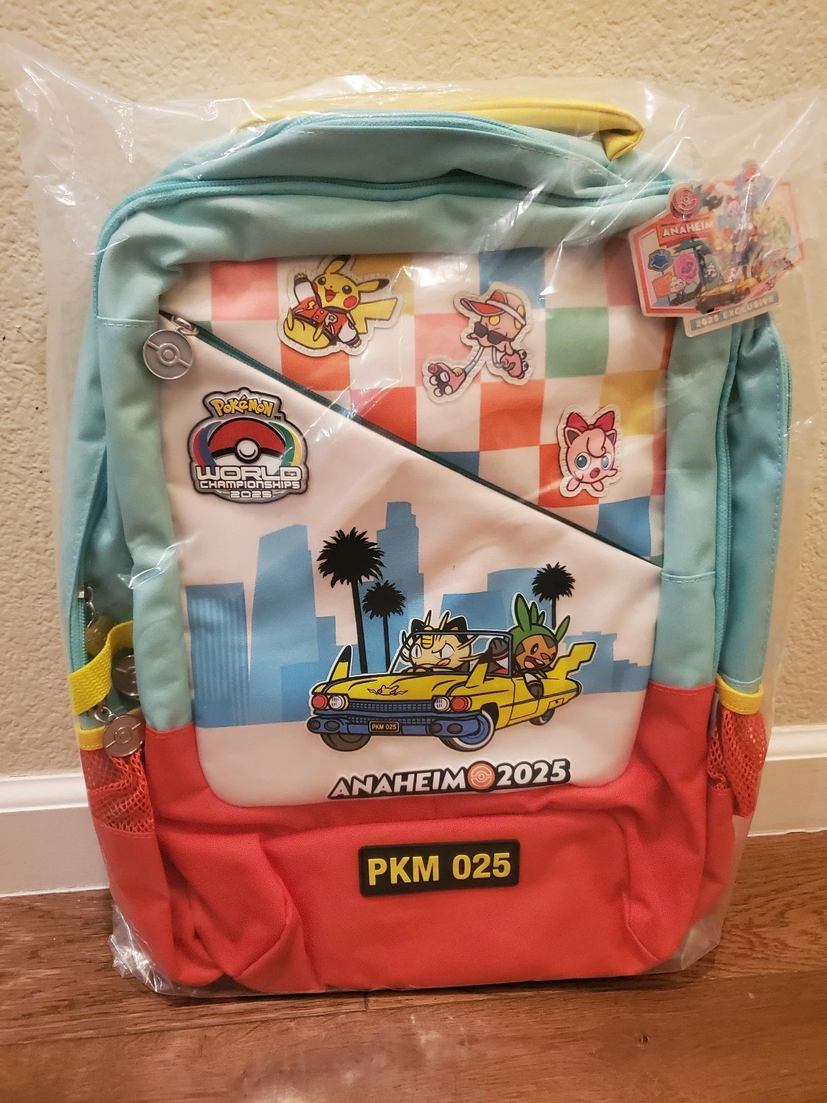 2025 Pokemon World Championships Backpack Anaheim California Worlds