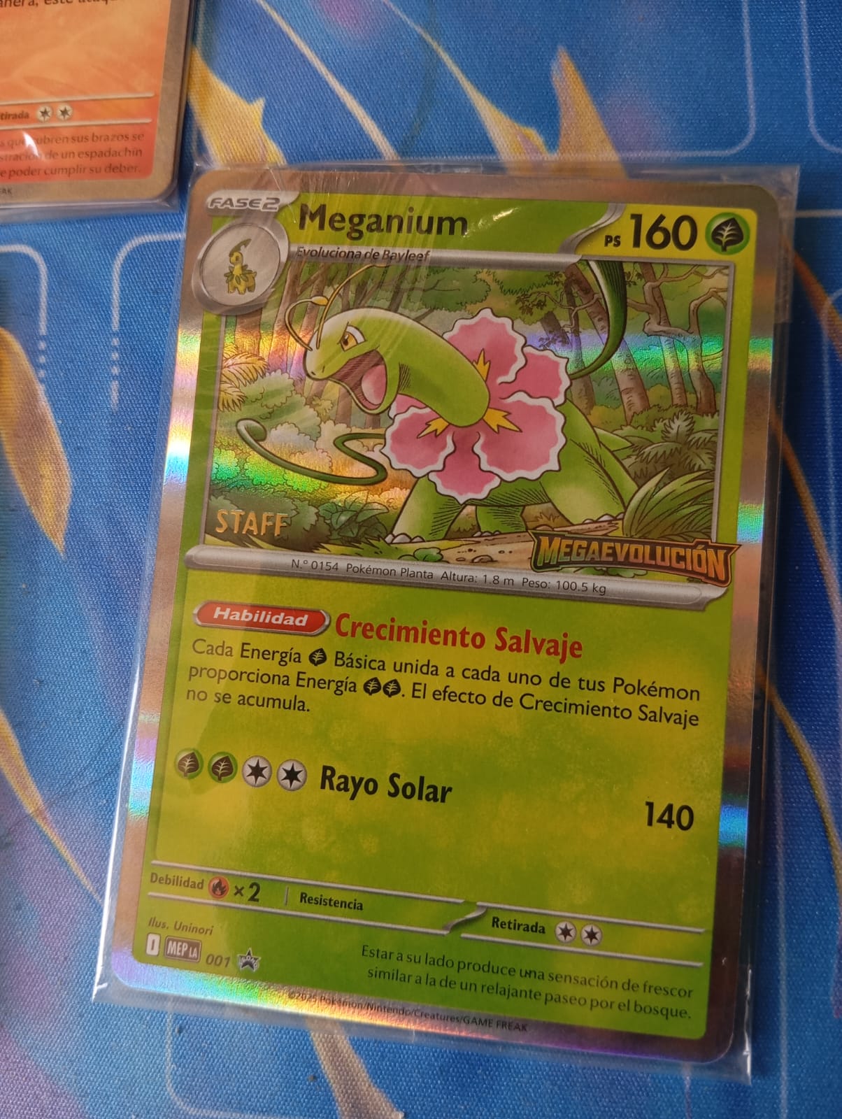 Pack Staff Mega Evolucion (pre release) (meganium, lunatone, alakazam e inteleon)