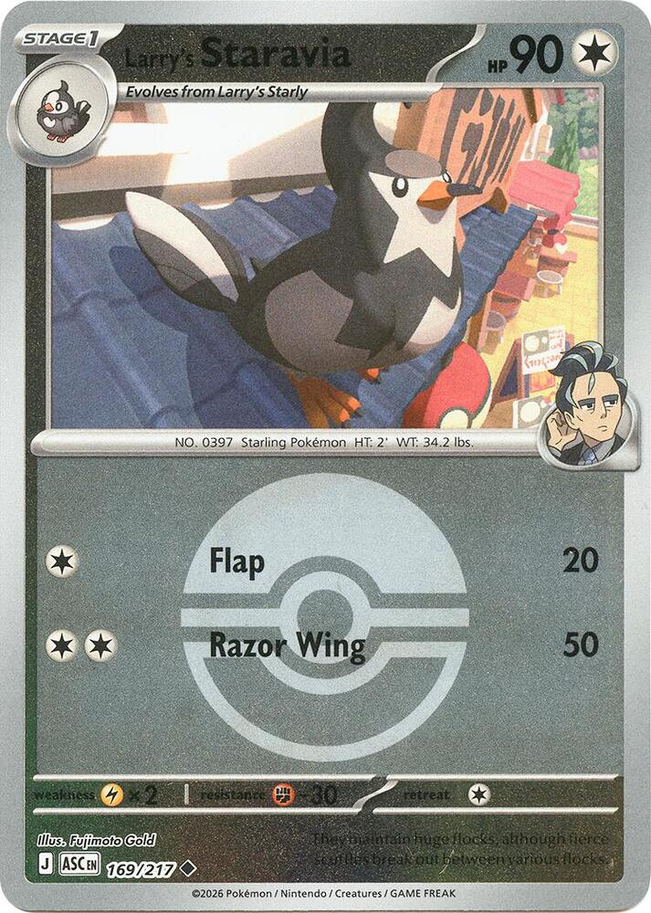 Larry's Staravia (Poke Ball) - ME: Ascended Heroes (ASC)
