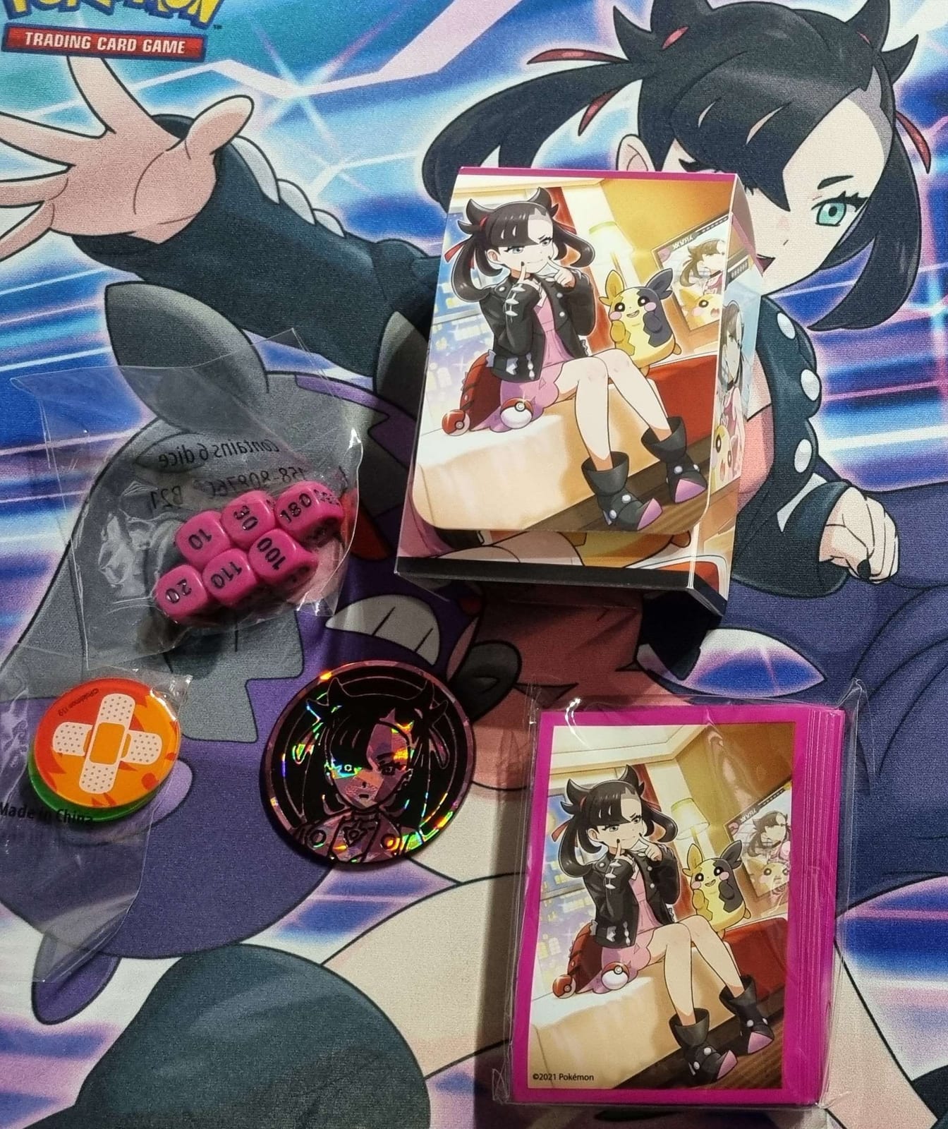 Marnie PTC Protectores + Portamazo + Moneda + Contadores
