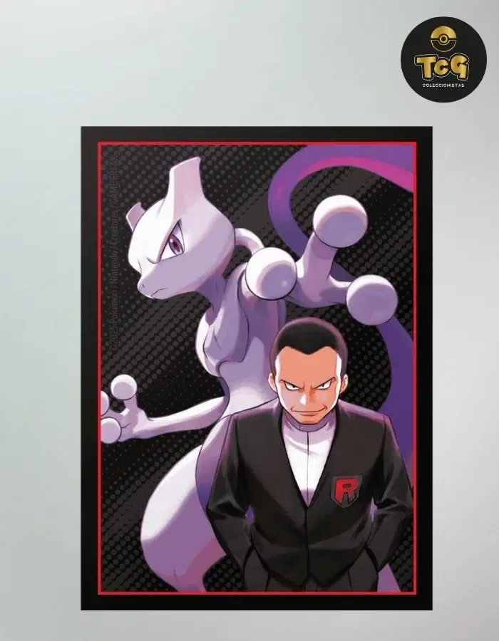 Pokemon TCG Destined Rivals Elite Trainer Box Card Fundas/Sleeves – Mewtwo (65 Pack) – Pokemon International Card Sleeves