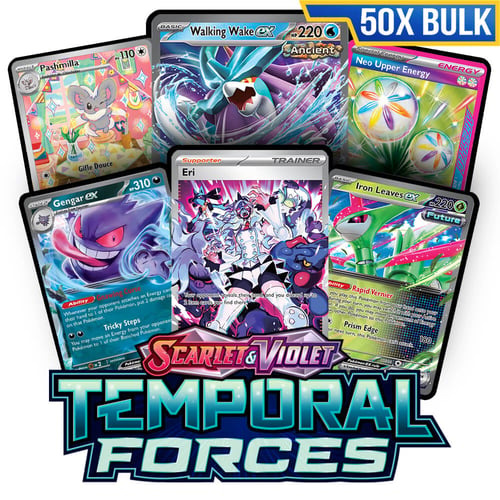 Pack 50x Scarlet & Violet - Temporal Forces Codes
