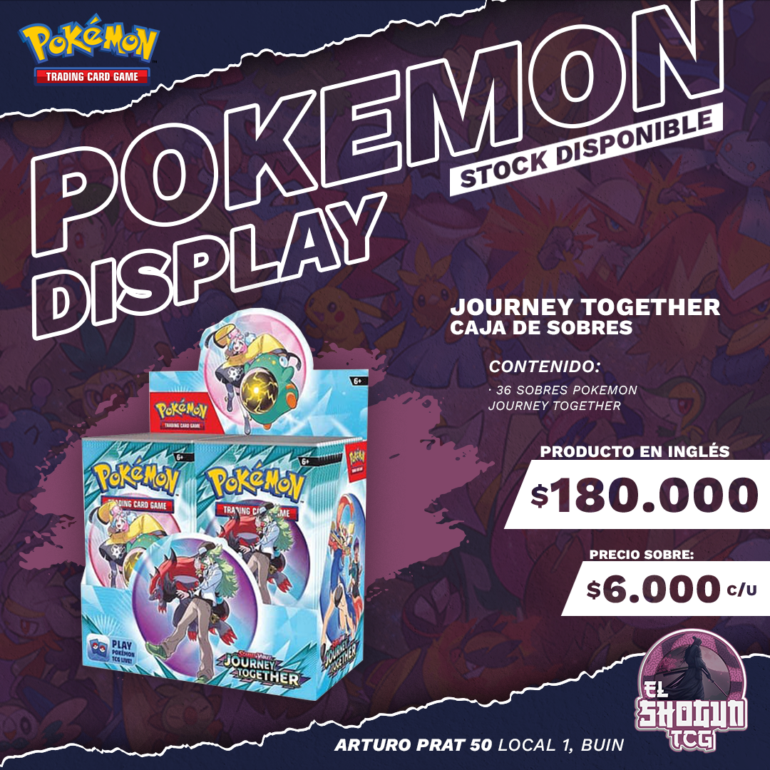Pokémon TCG: Scarlet & Violet – Journey Together Booster Display