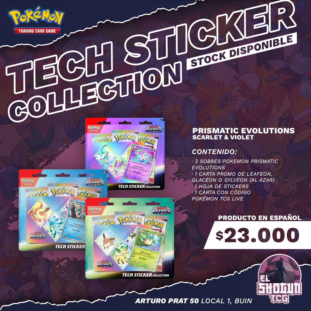 Prismatic Evolutions Tech Sticker