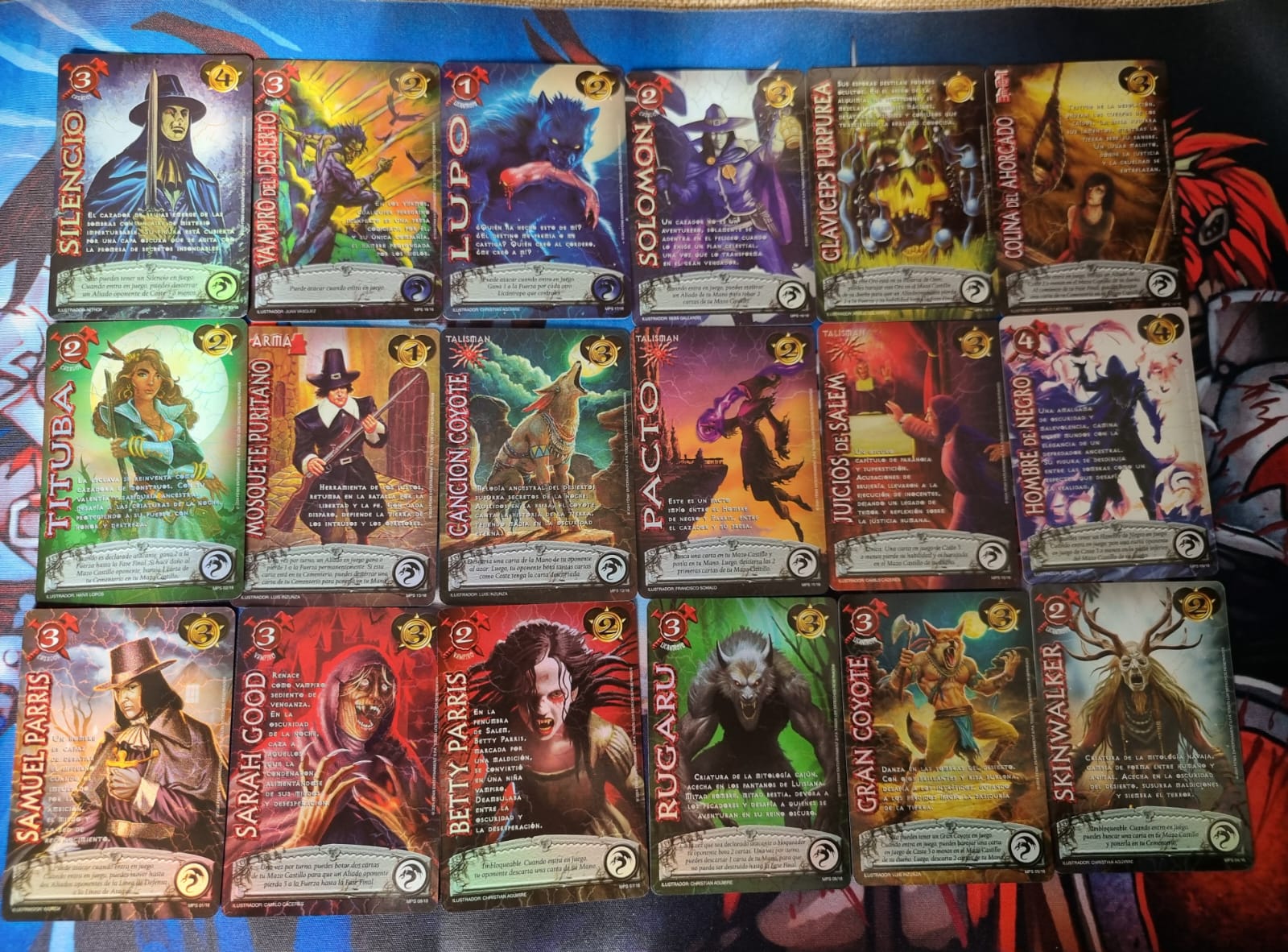 Mundos Perdidos Pack de Cartas Horrores de Salem